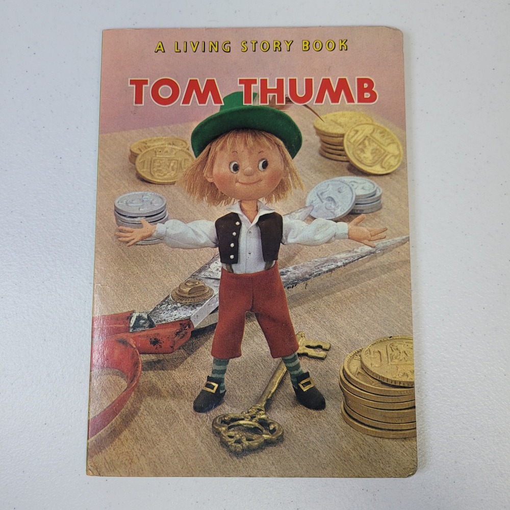 Tom Thumb A Living Story Book No 12 Crown‎ Publishers Vintage Board Book